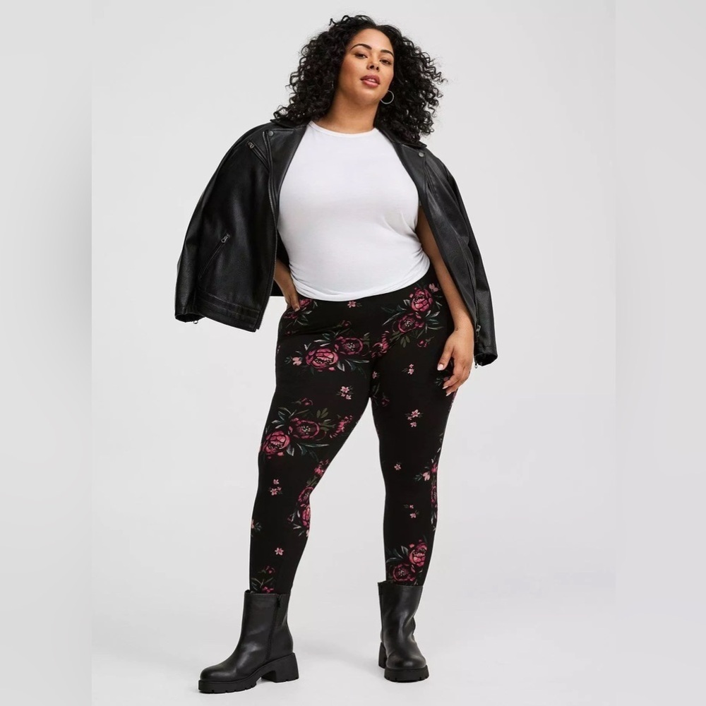 TORRID Tally Floral Black Leggings
